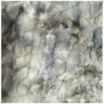 Super-Soft PV Fur with Printed and Brush